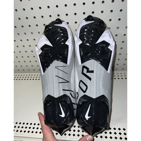 Nike Vapor Edge Pro 360 Mens Football Cleats Size 13 Gray White Black - Picture 7 of 8